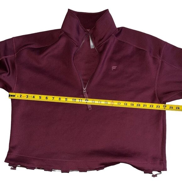 Fabletics Barrier Scuba Oversized Pullover 1/2 Zip Size XL - Picture 7 of 13